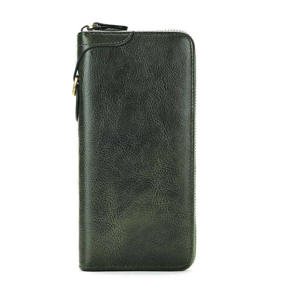 1933 Wallets Stylish Leather Tri-fold Wallet - Slim, Multi-color Card